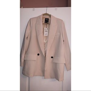 Zara beige blazer size M